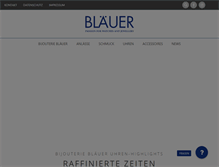 Tablet Screenshot of blaeuer-uhren.ch